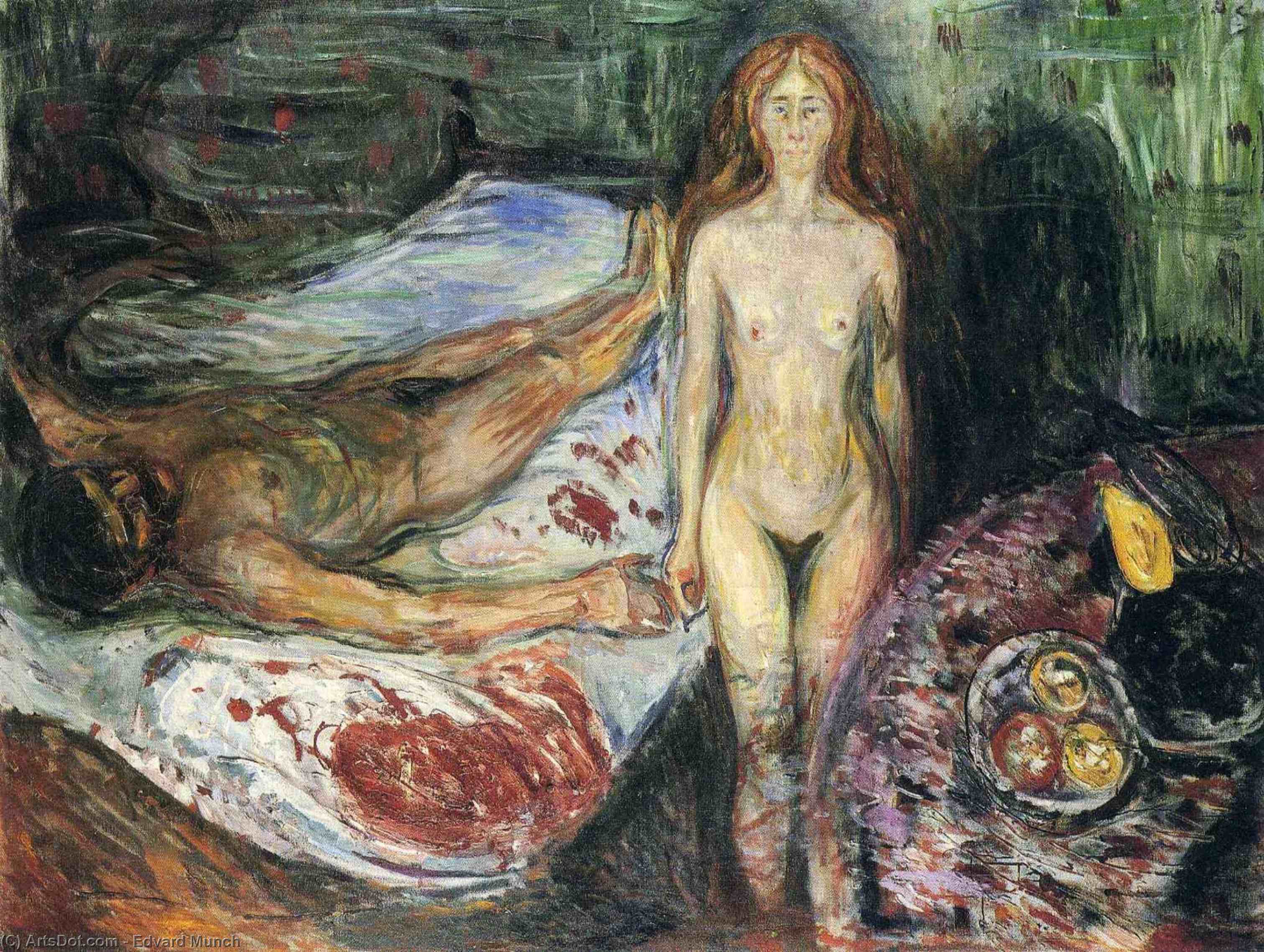 Death Of Marat I — Edvard Munch