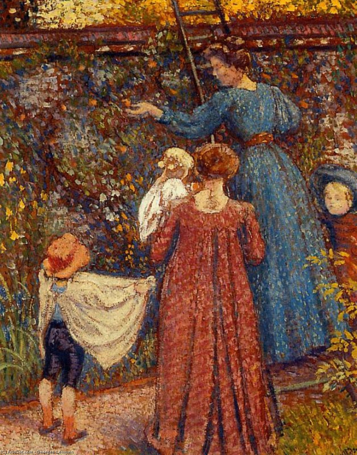 Picking Fruit (no.2) — Georges Lemmen