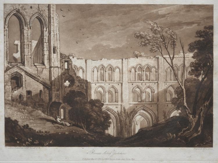 Rivaux Abbey, Yorkshire — Joseph Mallord William Turner