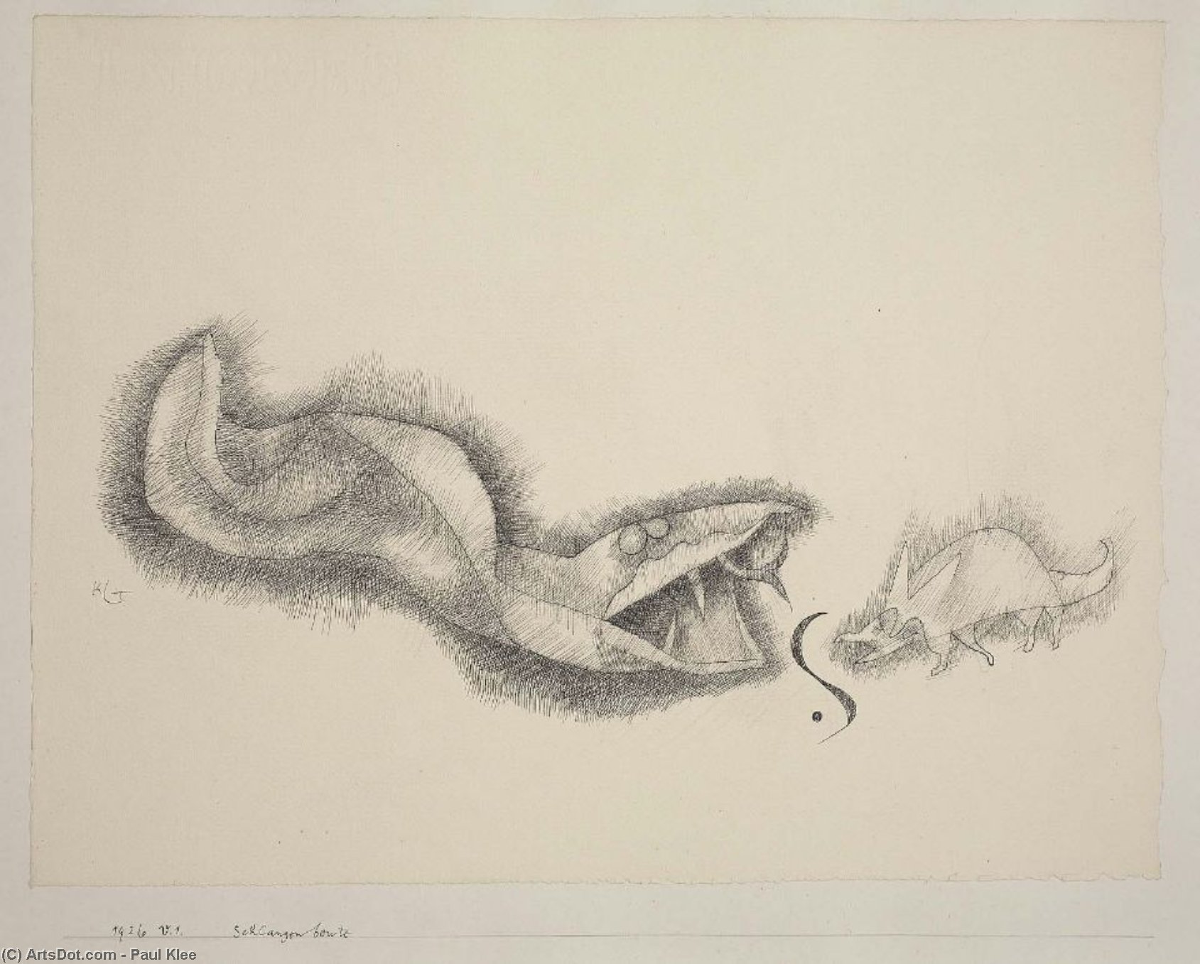 Serpent's Prey — Paul Klee