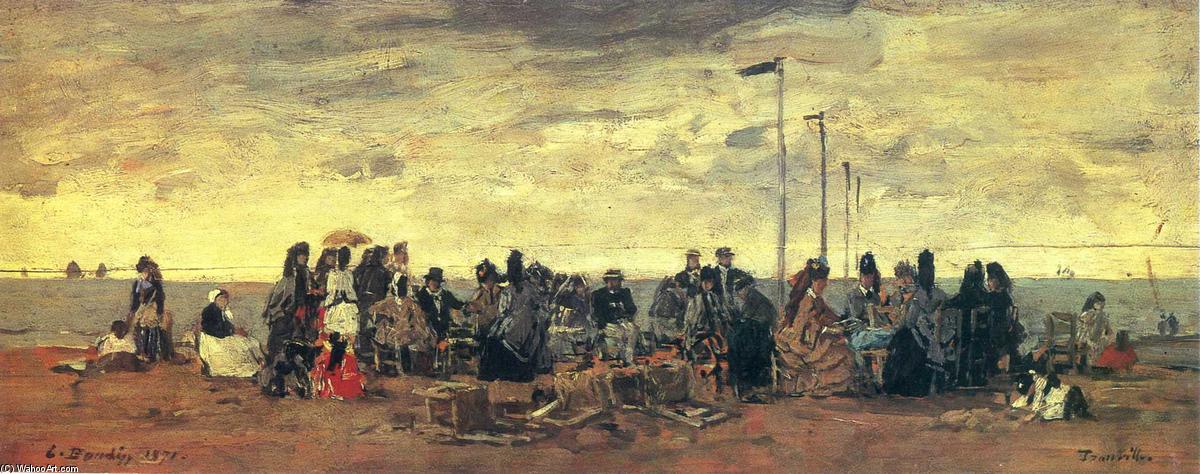 The Beach — Eugène Louis Boudin