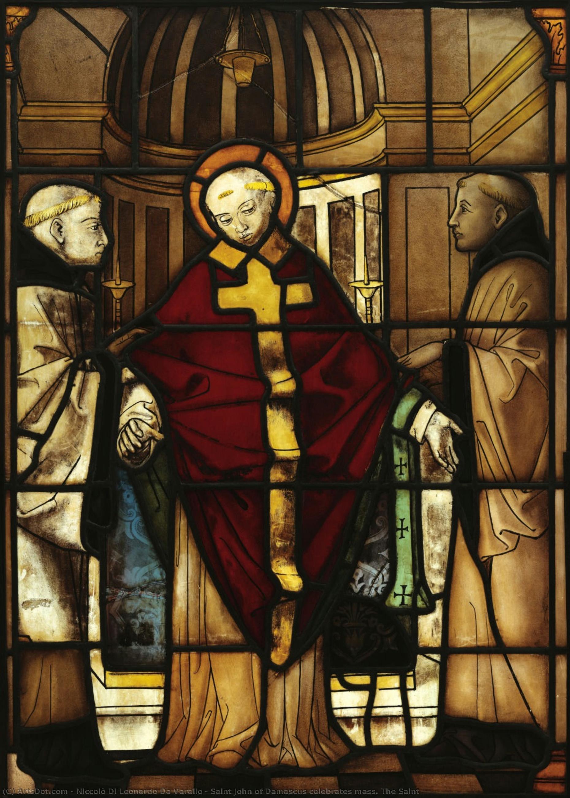 Saint John Of Damascus Celebrates Mass. The Saint — Niccolò Di Leonardo Da Varallo