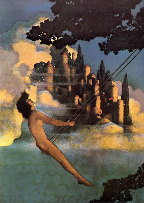 Thunderheads — Maxfield Parrish