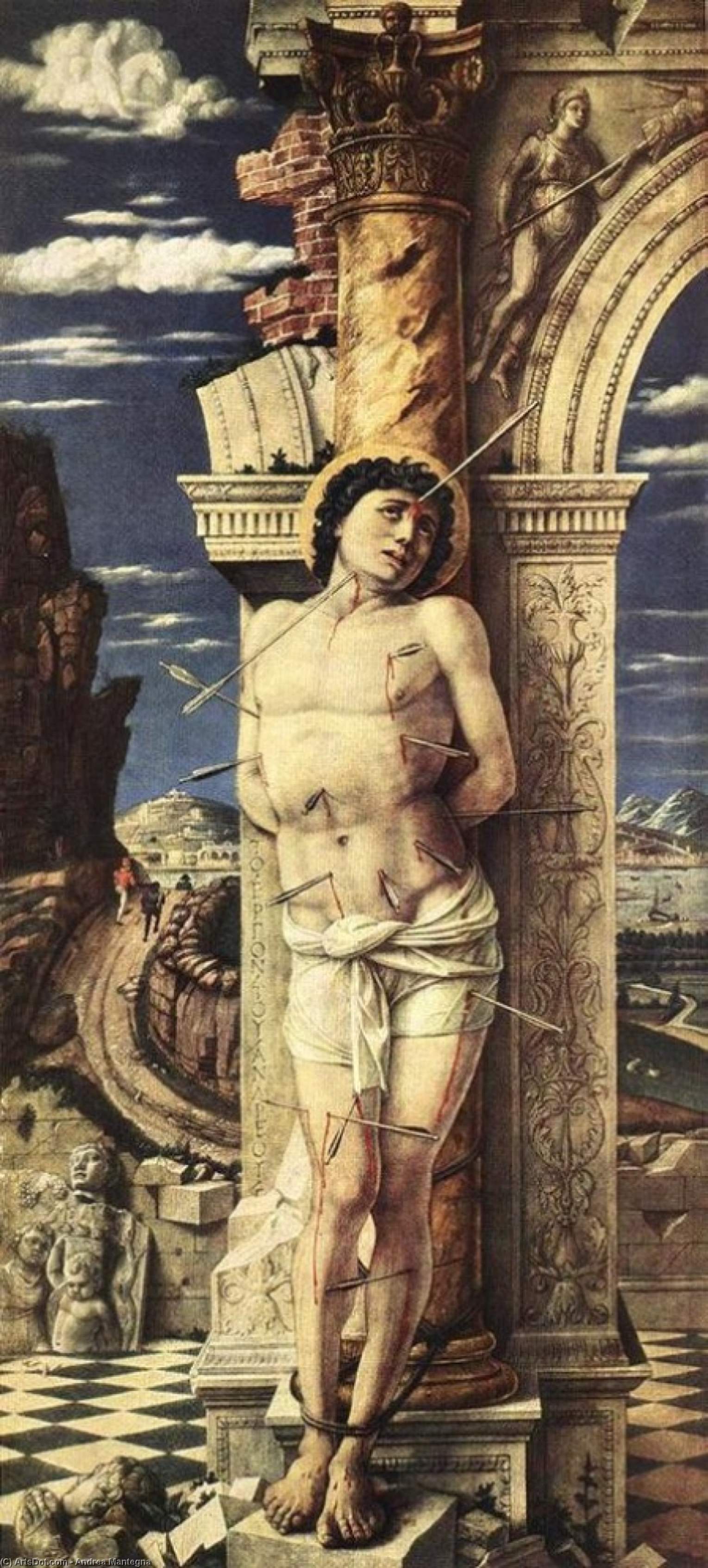 St Sebastian — Andrea Mantegna