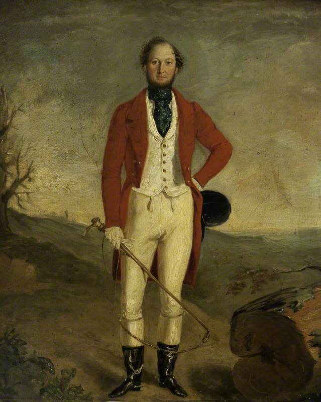 A Man In Hunt Uniform — Sr John E Ferneley