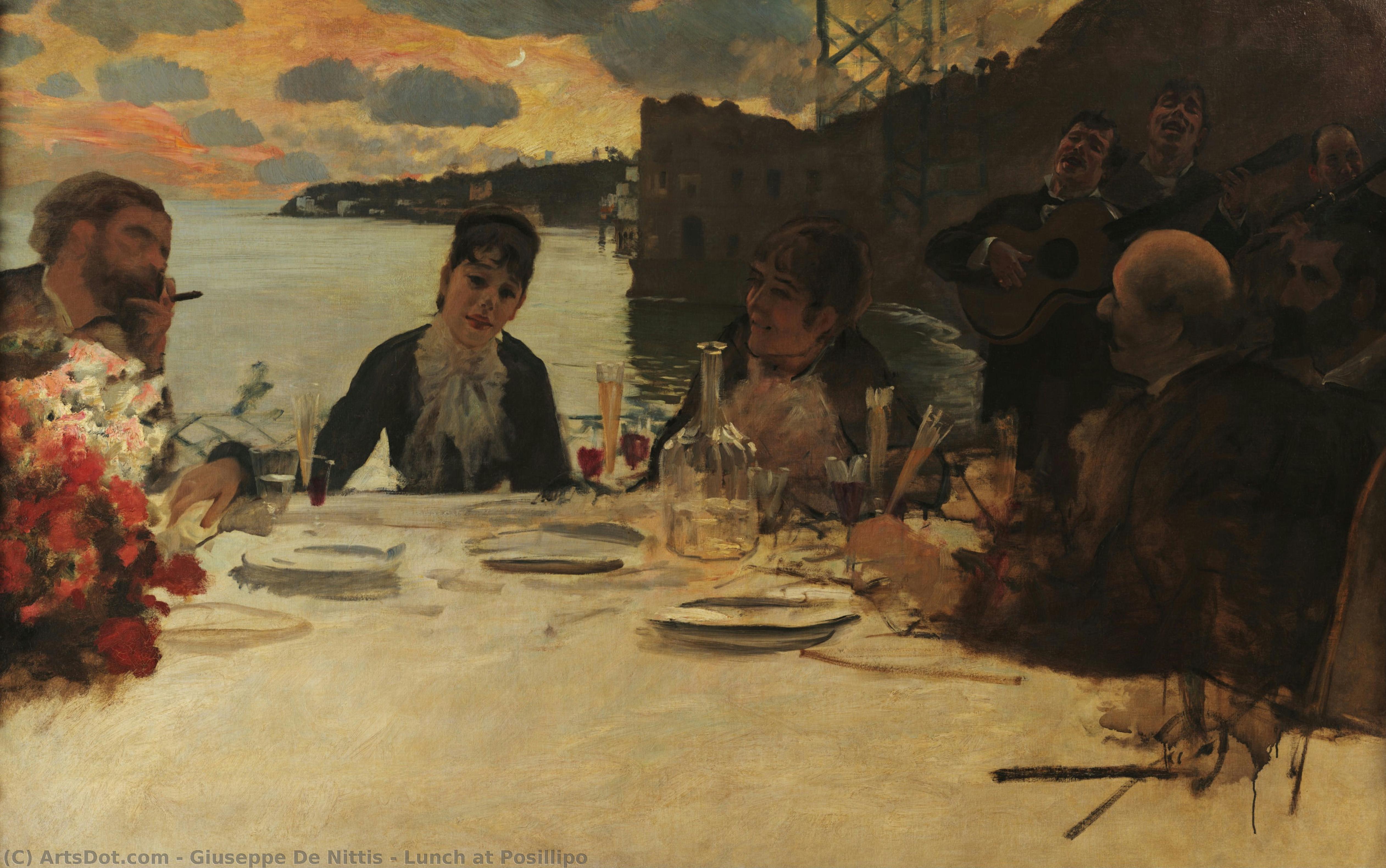 Lunch At Posillipo — Giuseppe De Nittis
