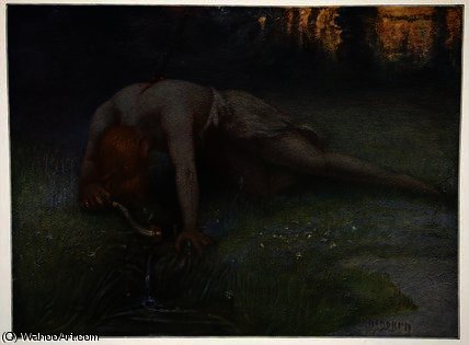 The Death Of Siegfried — Hermann Hendrich