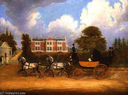 A Barouche Drawn — James Pollard