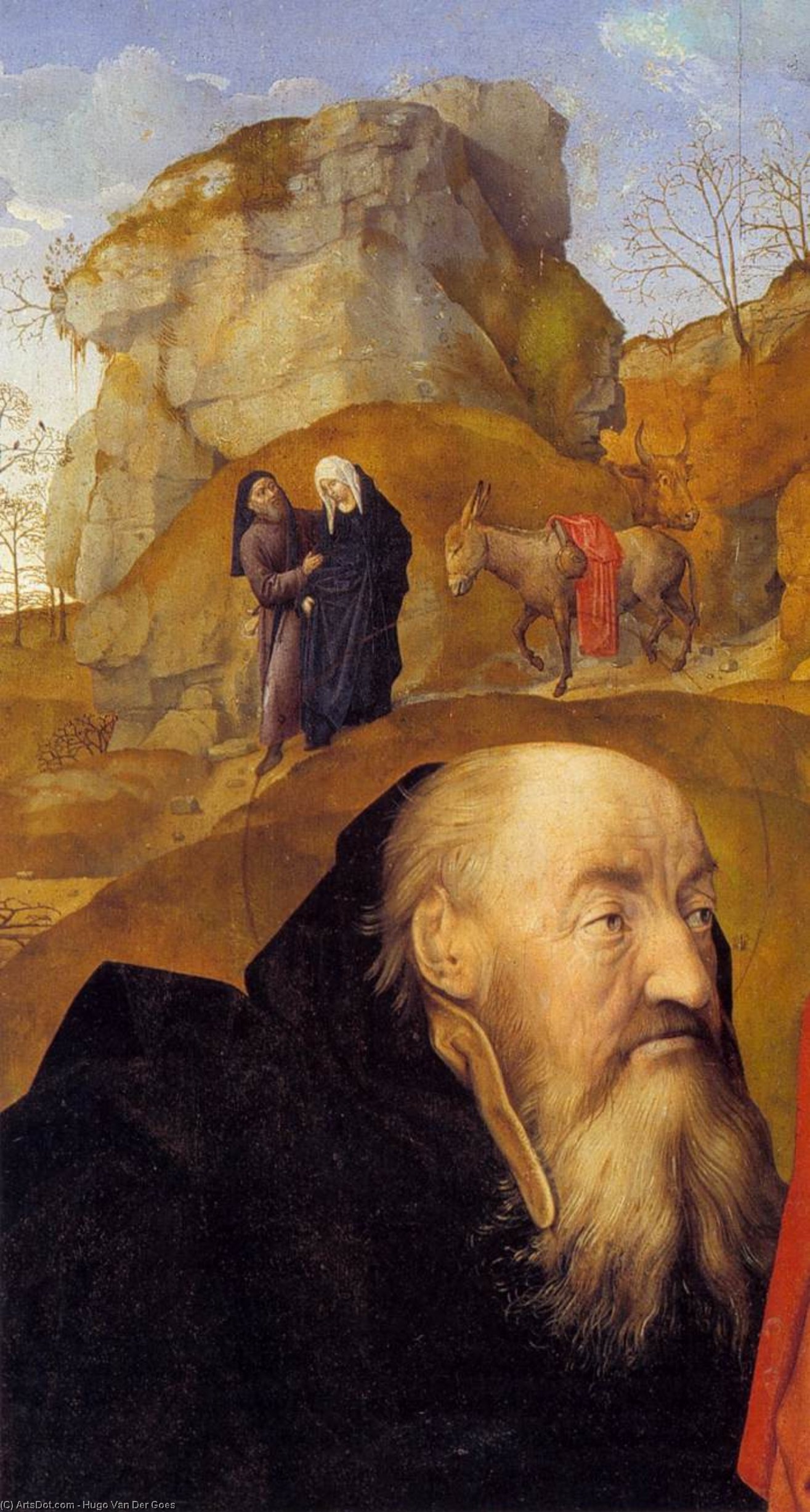 Sts Anthony And Thomas With Tommaso Portinari (detail) (11) — Hugo Van Der Goes