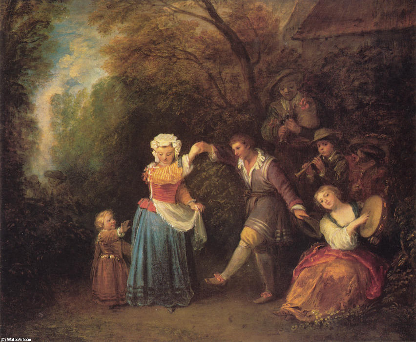 La Danse Champêtre — Jean-antoine Watteau