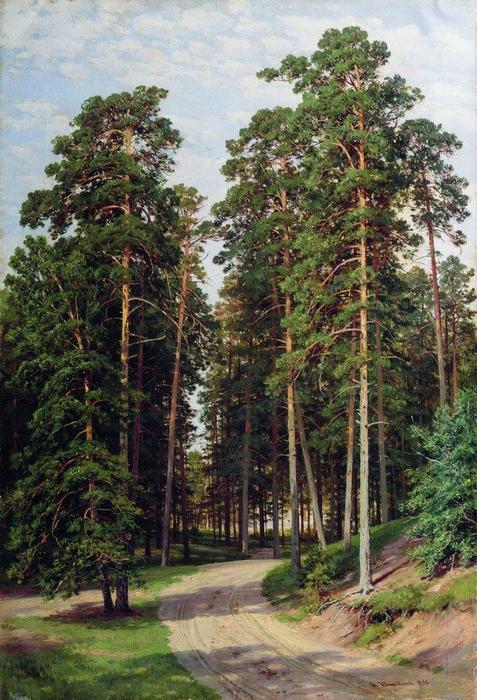 The Sun In The Forest — Ivan Ivanovich Shishkin