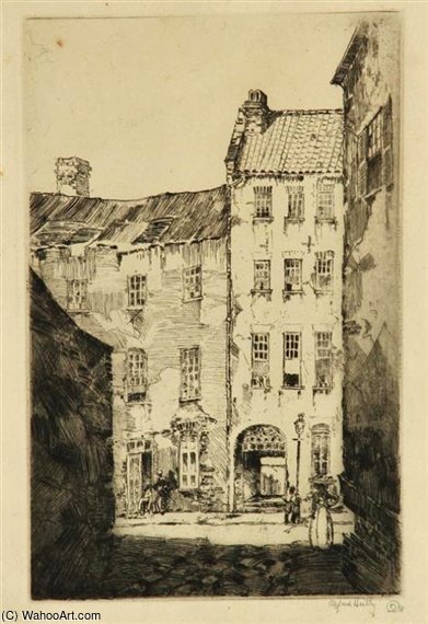 At Low Tide — Alfred Heber Hutty
