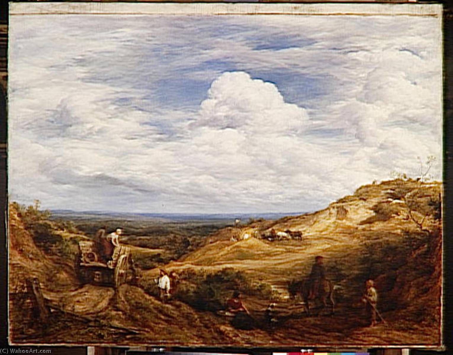 Carrieres De Sable A Hampstead Heath (sand Pits, Hampstead Heath) — John Linnell
