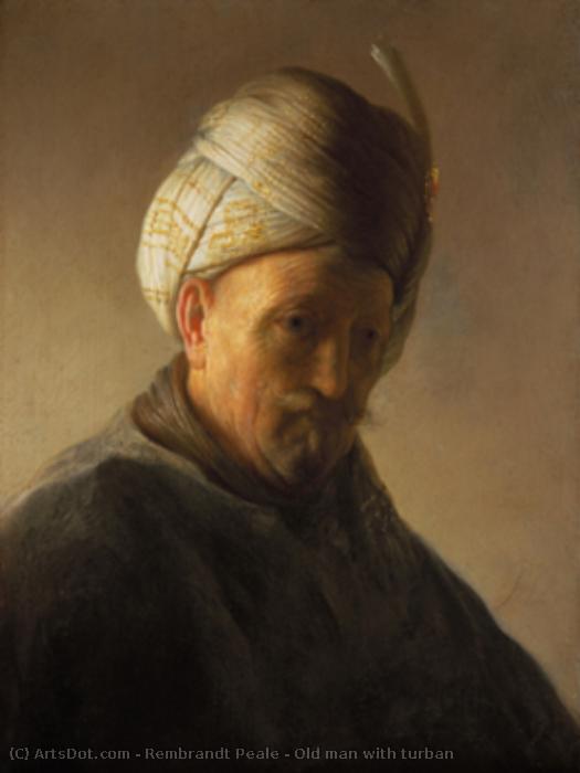 Old Man With Turban — Rembrandt Peale
