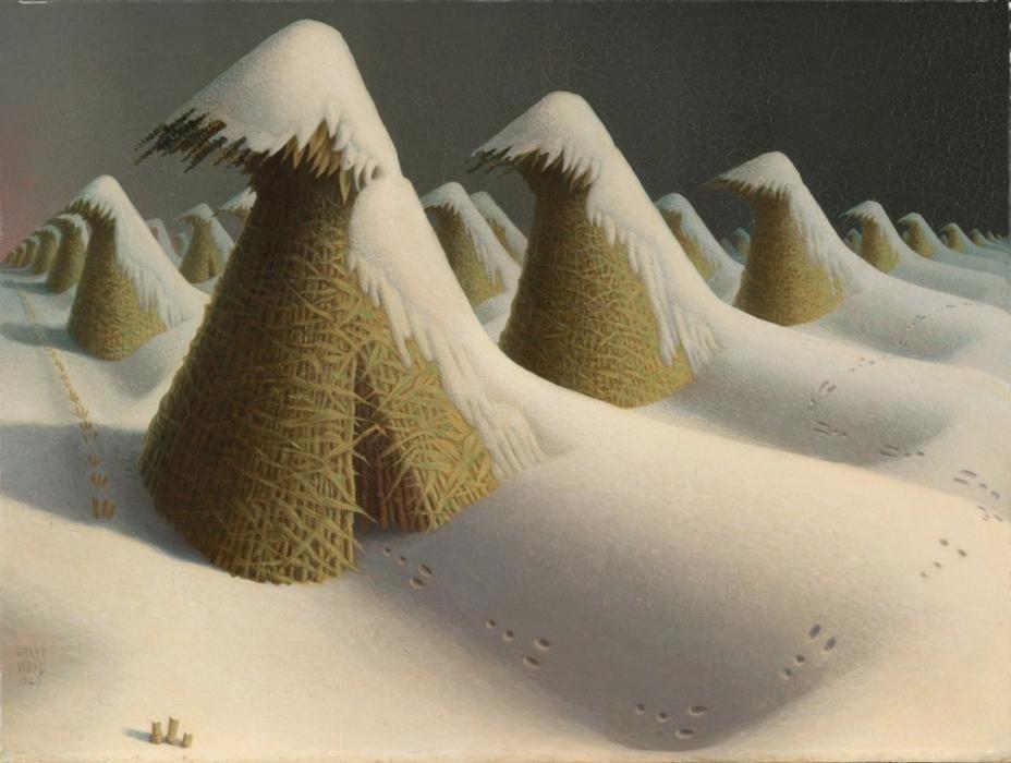 January — Grant Wood