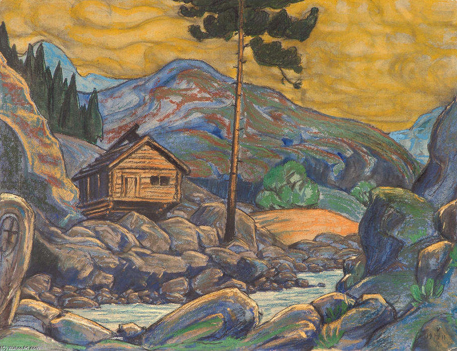 Hut In The Mountains — Nicholas Roerich