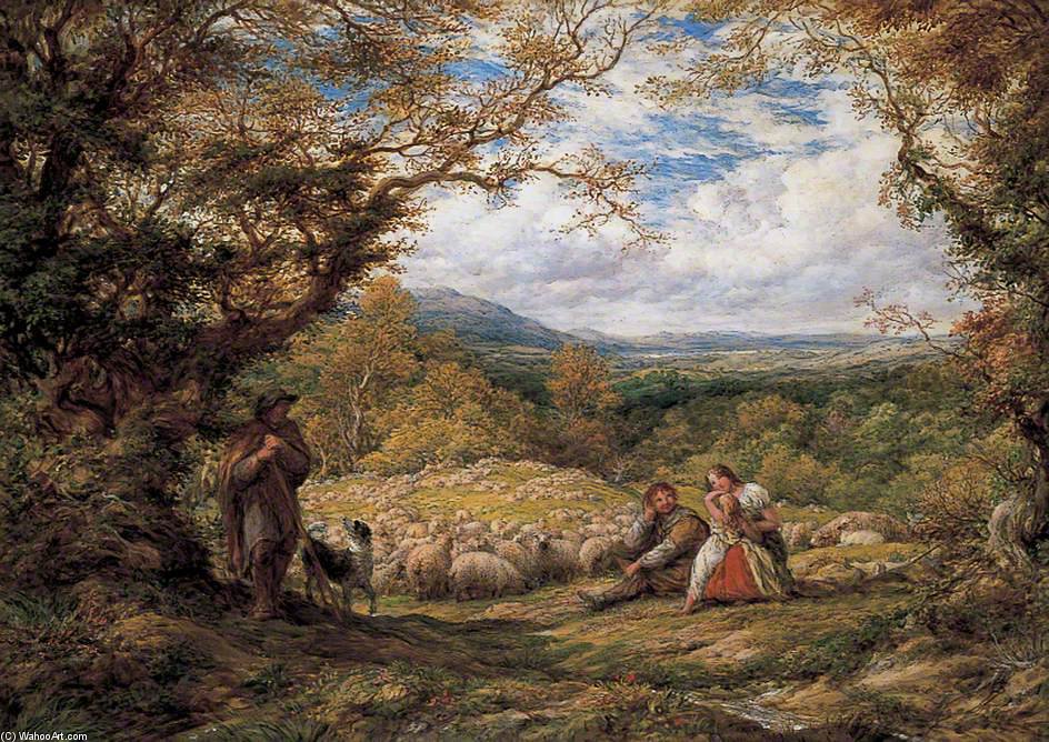 The Sheep Drive — John Linnell