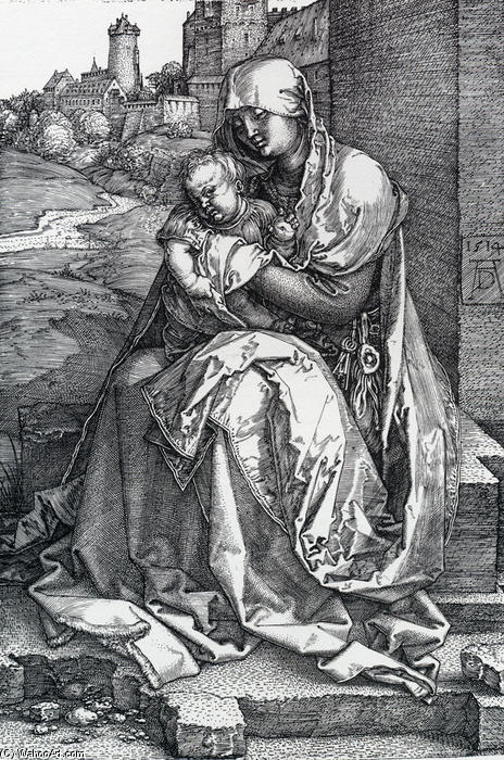 Madonna By The Wall — Albrecht Dürer