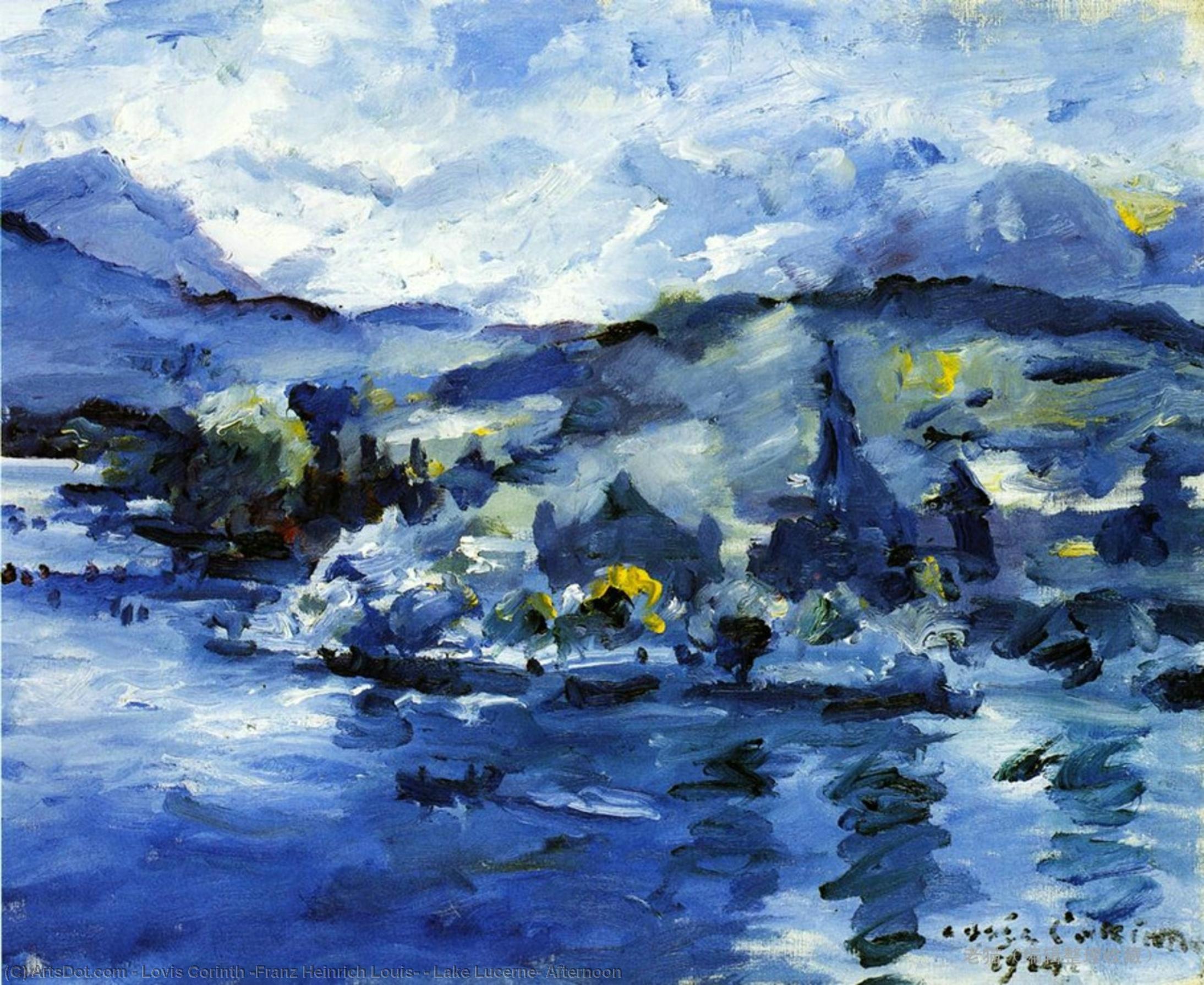Lake Lucerne, Afternoon — Lovis Corinth