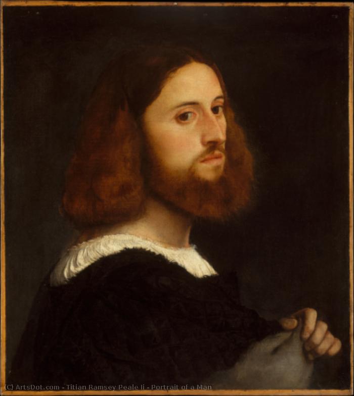 Portrait Of A Man — Titian Ramsay Peale Ii