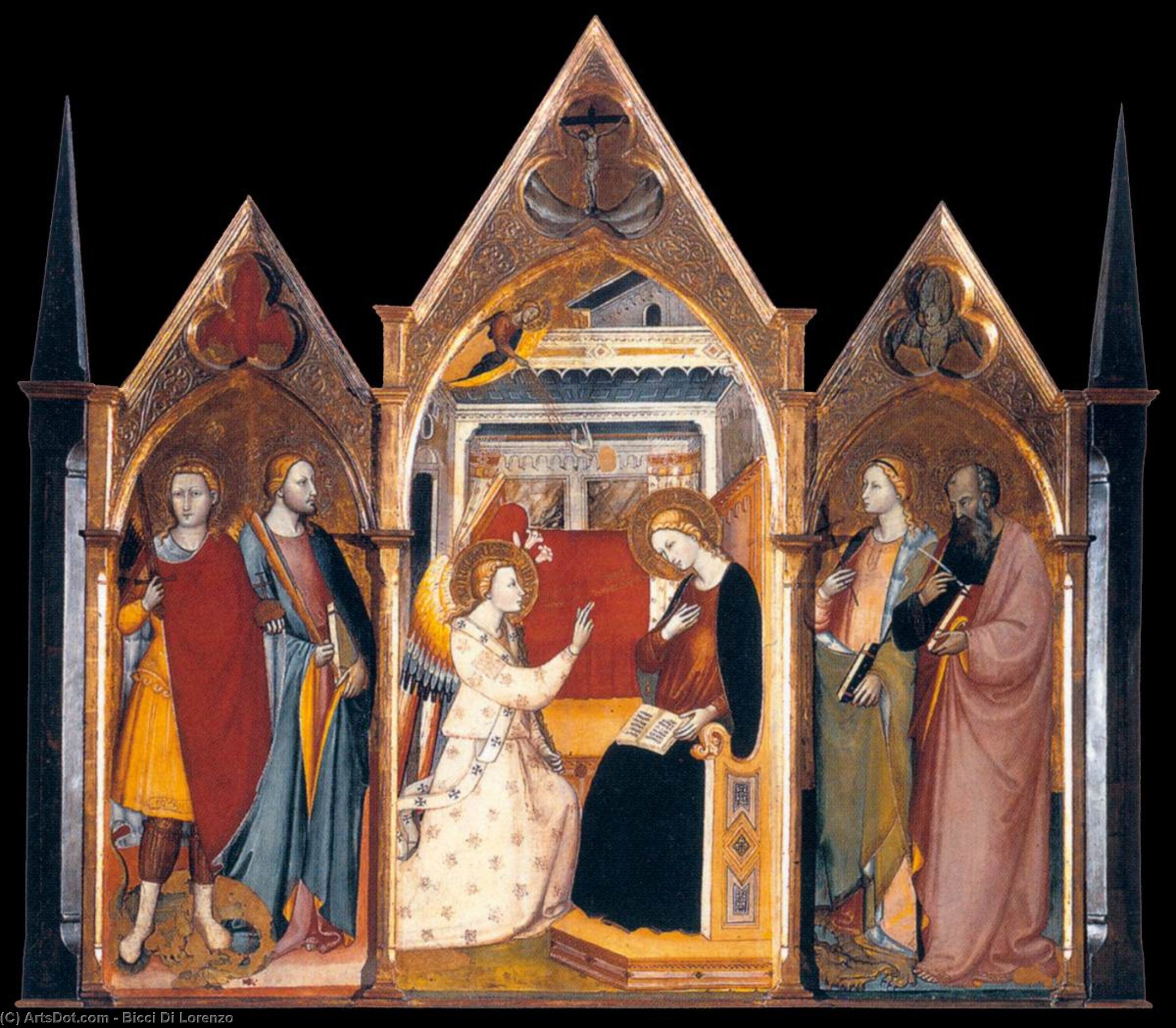 Stia Triptych — Bicci Di Lorenzo