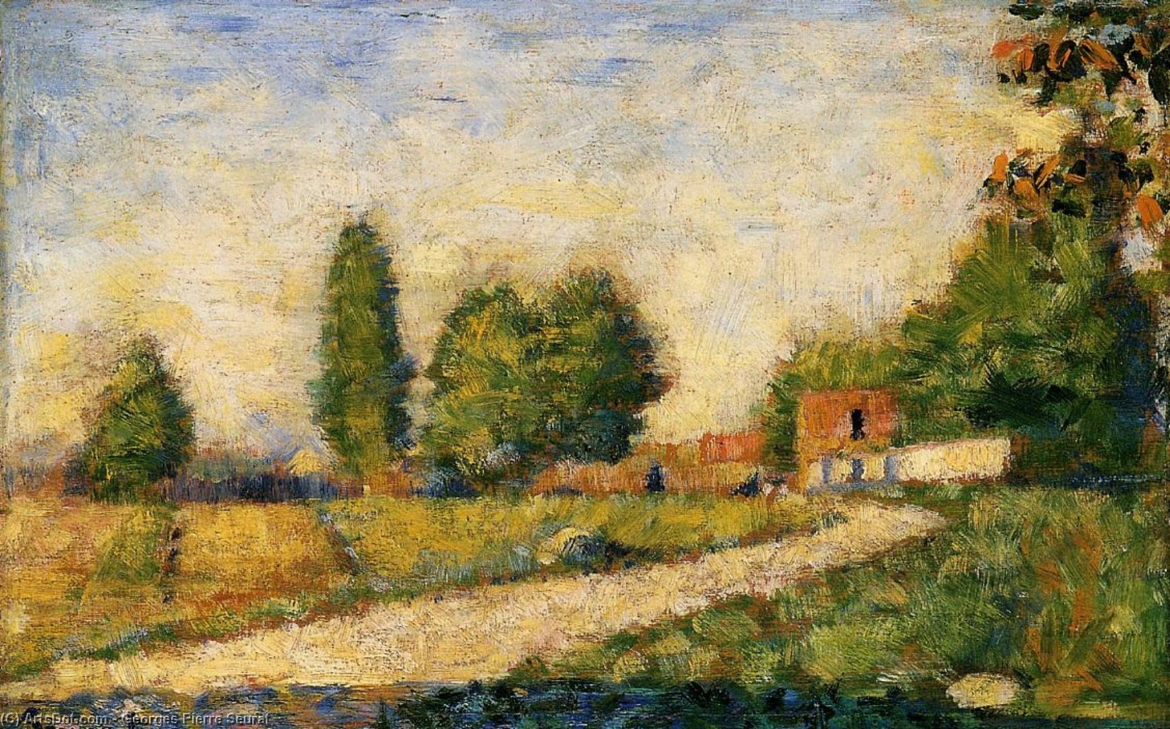 Village Road — Georges Seurat