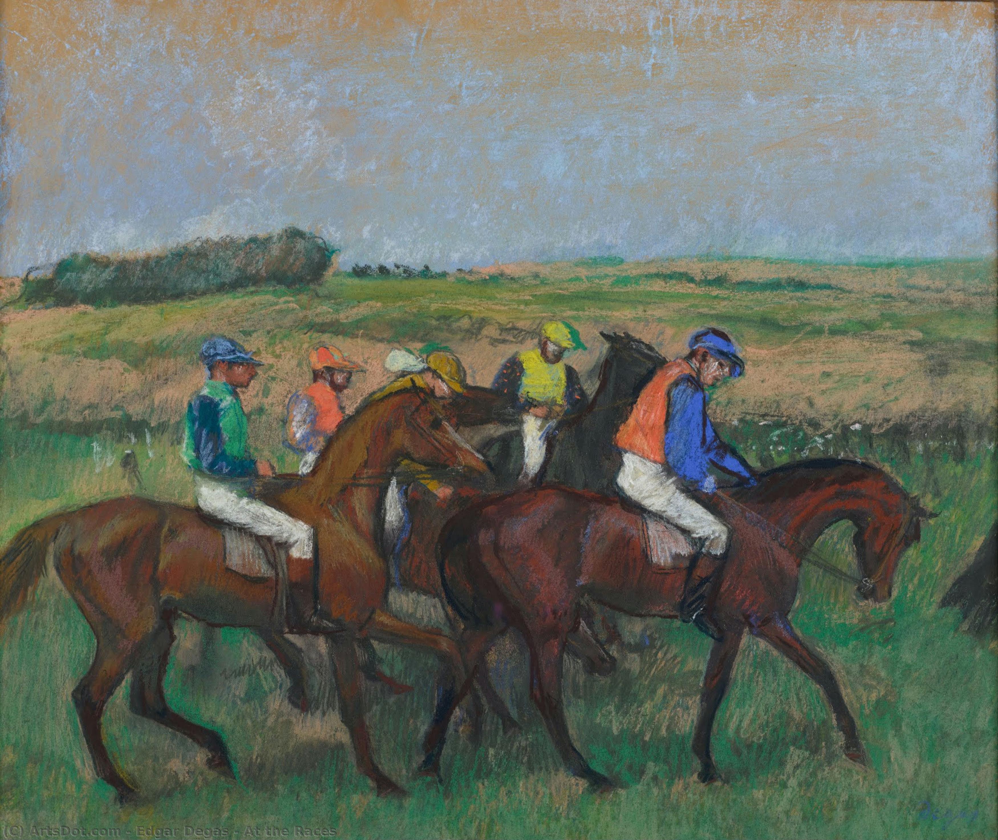 Beim Rennen — Hilaire-germain-edgar Degas