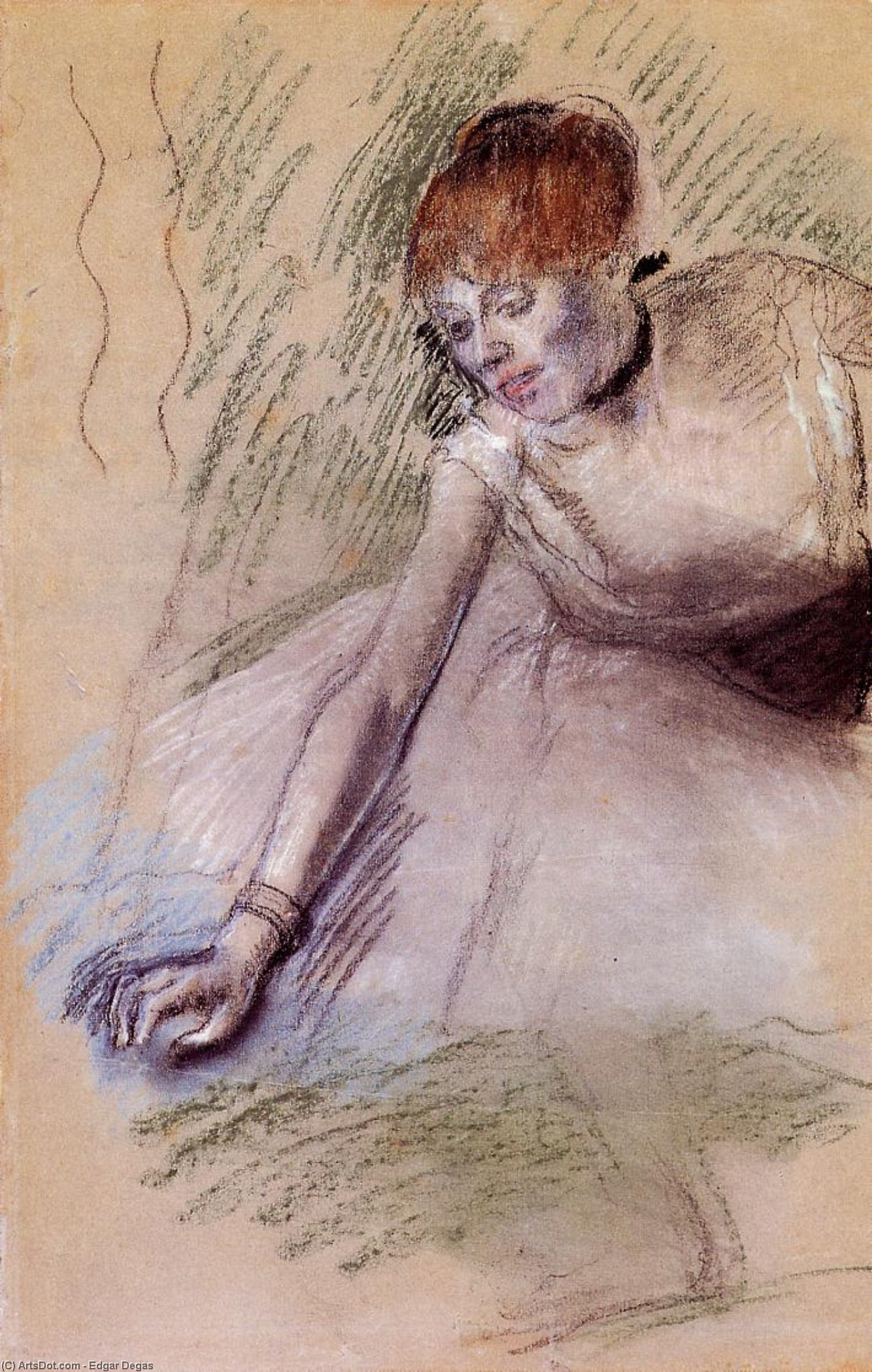 Bowing Dancer — Edgar Degas