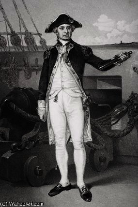 Portrait Of John Paul Jones — Alonzo Chappel
