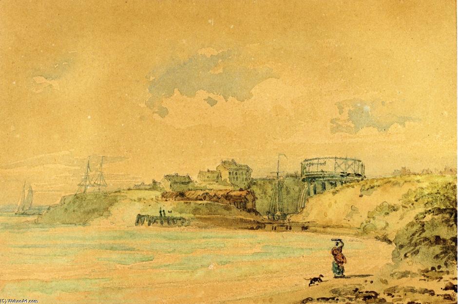 Seaton Sluice, Northumberland — Thomas Girtin