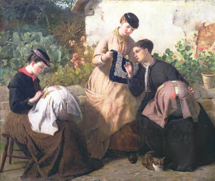 A Honiton Lace Manufactory — Frederick Richard Pickersgill