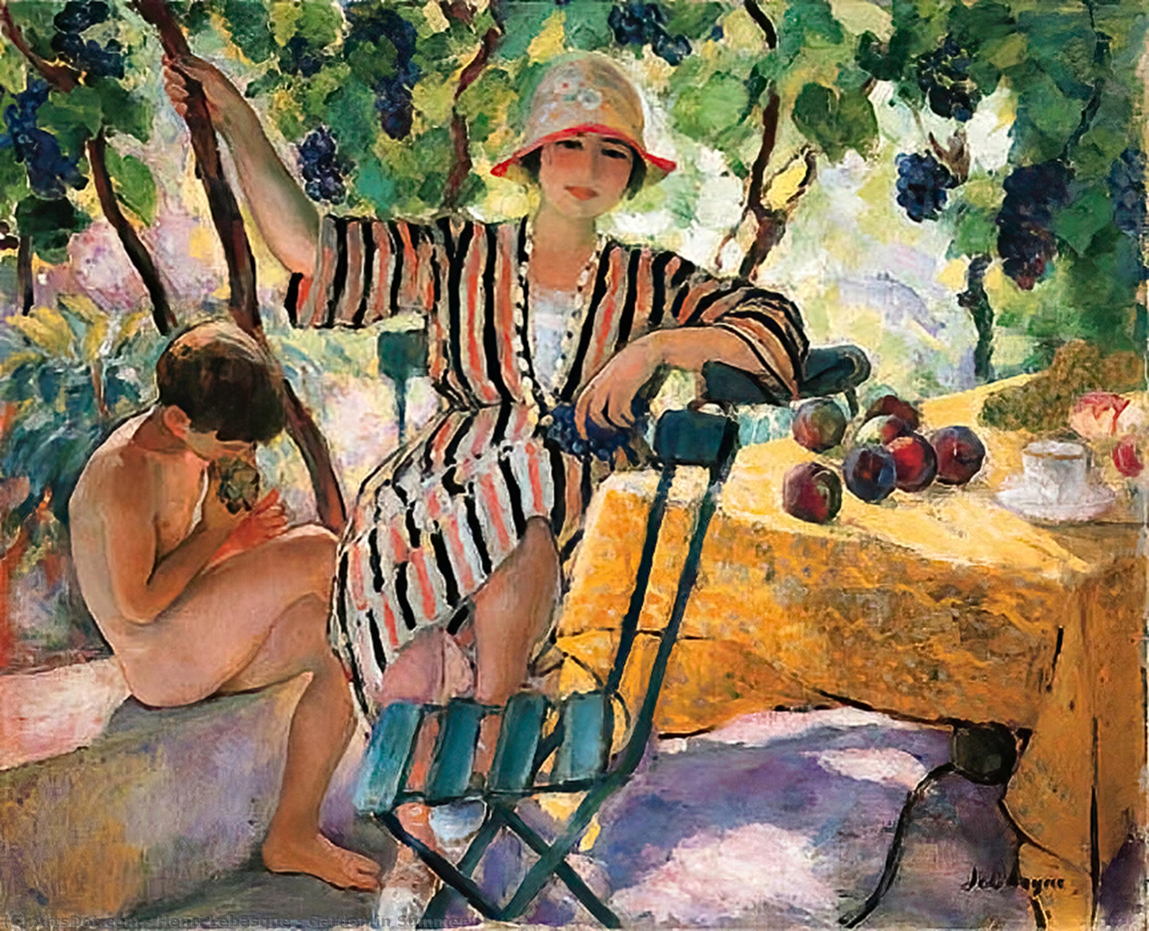 Garden In Summer — Henri Lebasque