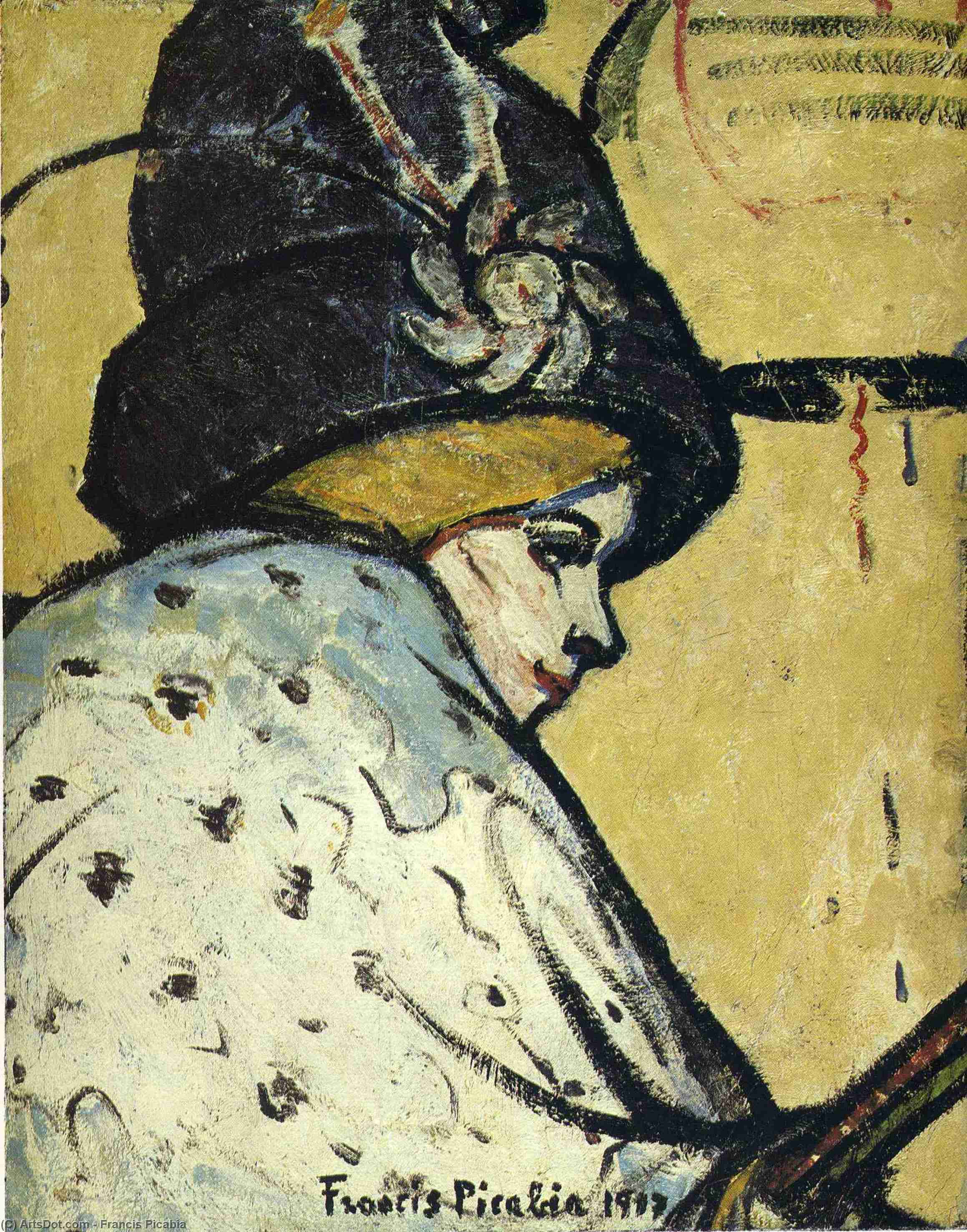 Portrait Of Jeanne Marie Bourgeois — Francis Picabia