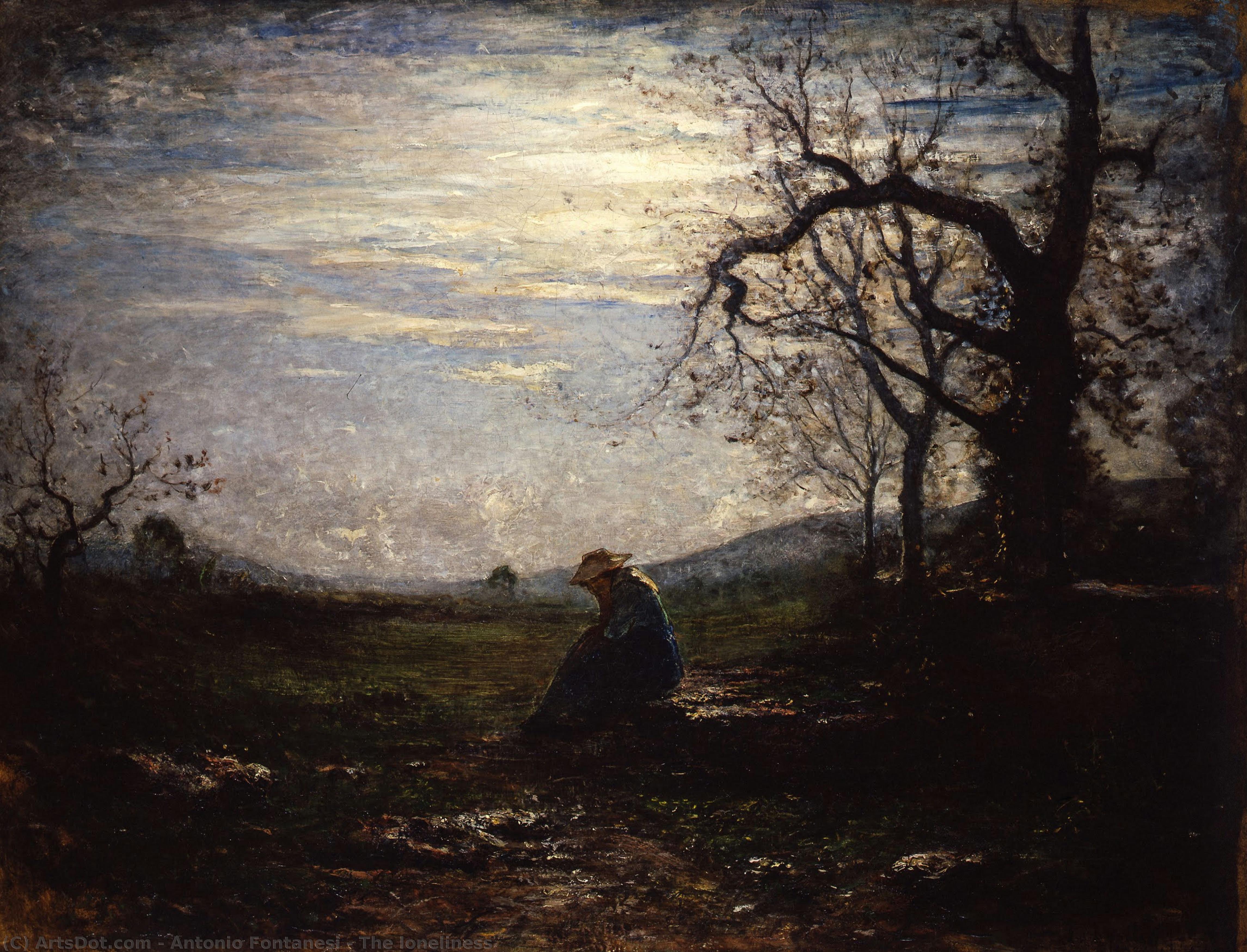 The Loneliness — Antonio Fontanesi