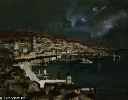 The Harbour Of Split — Hercules Brabazon Brabazon