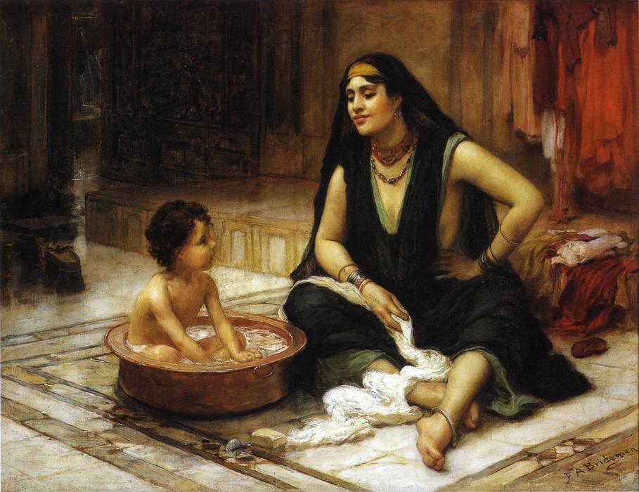 The Bathing Cove — Frederick Arthur Bridgman