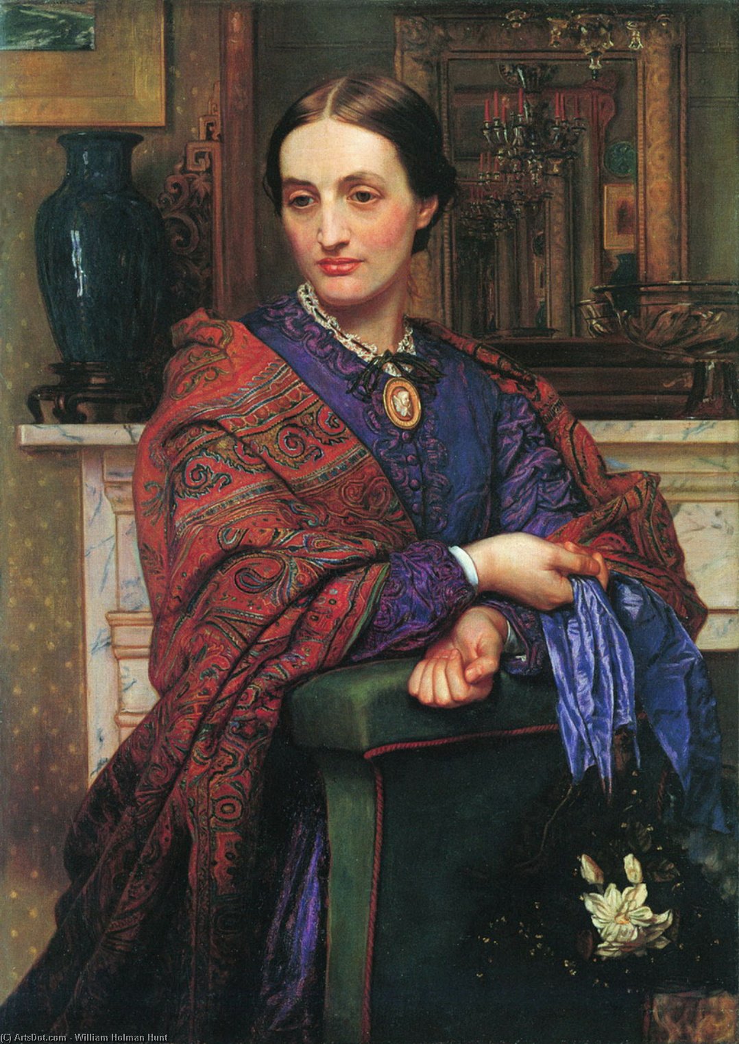 Portrait Of Fanny Holman Hunt — William Holman Hunt