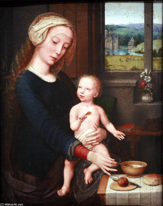 Madonna With The Milk Soup — Gerard David