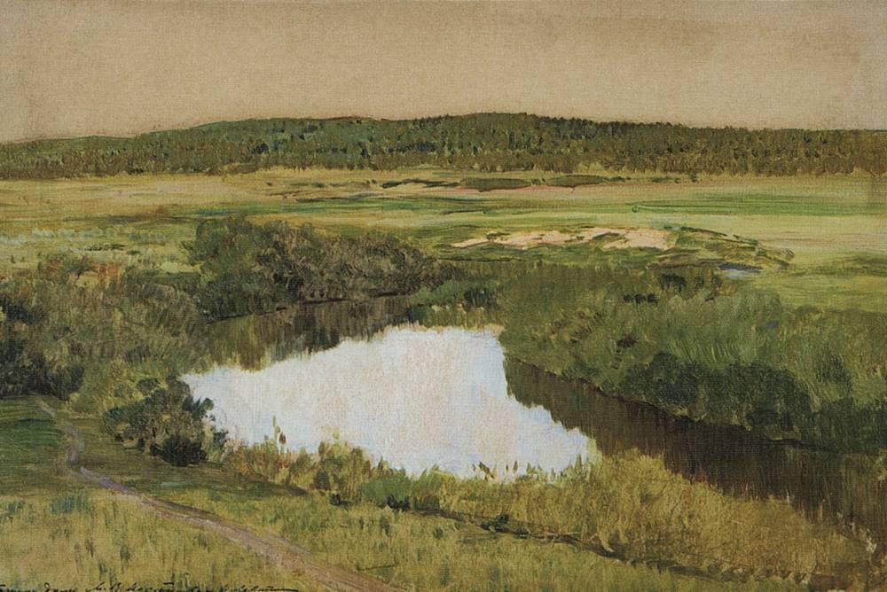 At Twilight. River Istra. — Isaak Ilyich Levitan