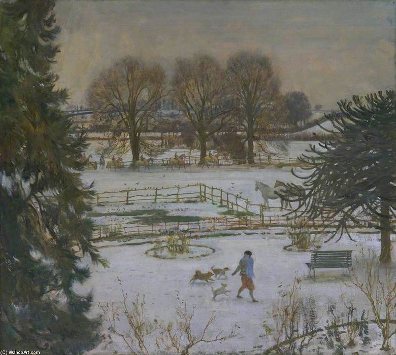 From My Bedroom Window — Sir Alfred James Munnings