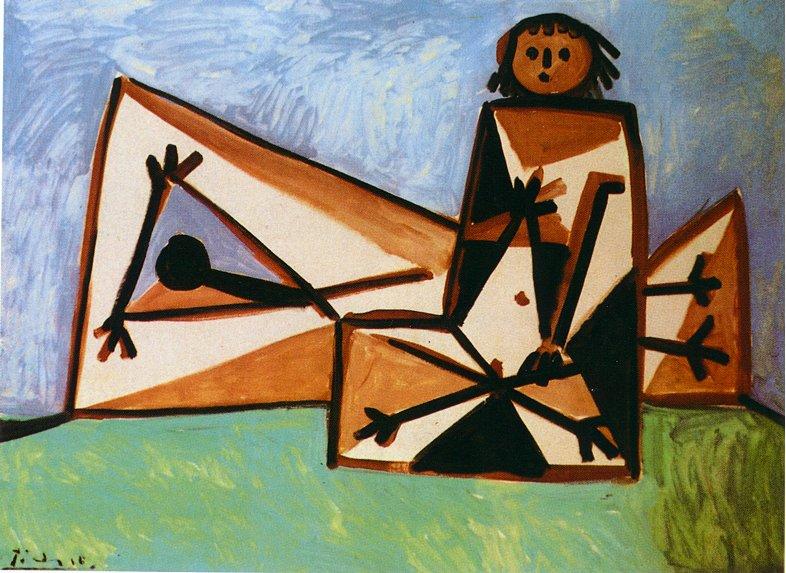 Man And Woman On The Beach — Pablo Picasso