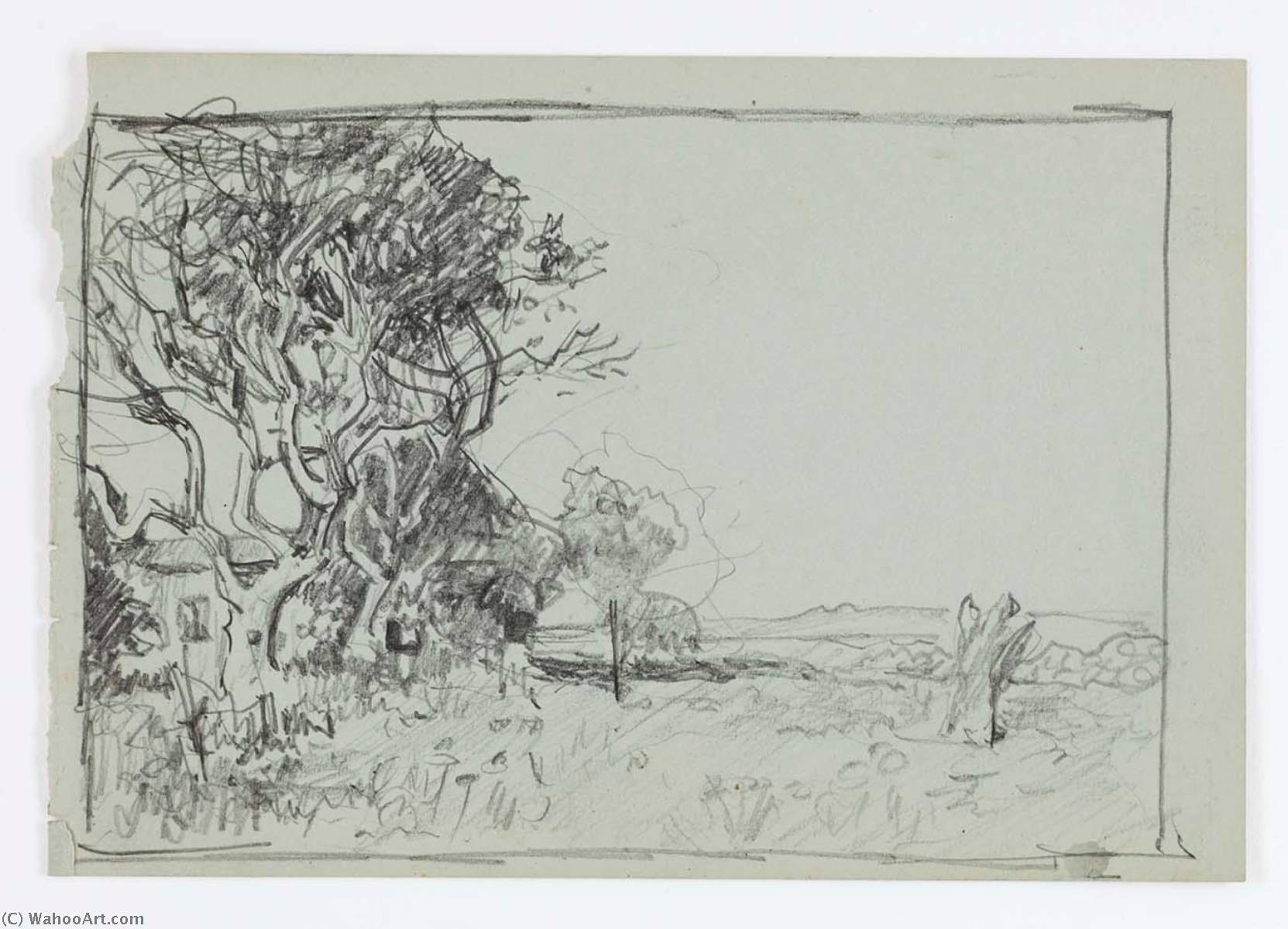 Untitled (tree With House) — Howard Russell Butler