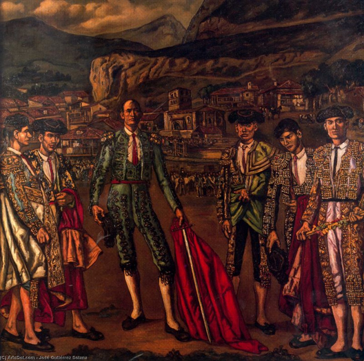 El Lechuga Y Su Cuadrilla — José Gutiérrez Solana