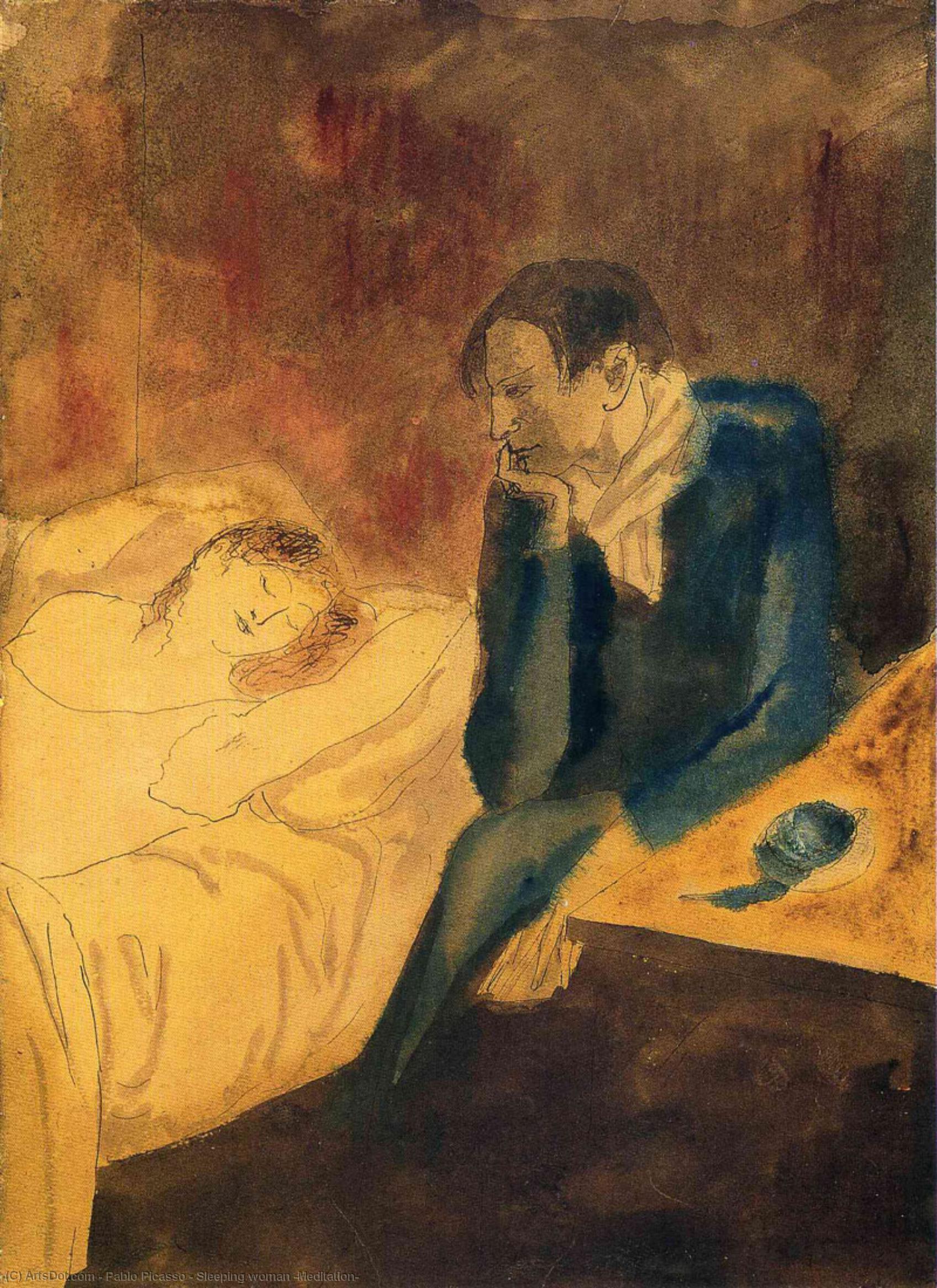 Sleeping Woman (meditation) — Pablo Picasso