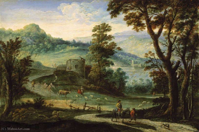 Landscape With Horsemen — Gilles Neyts