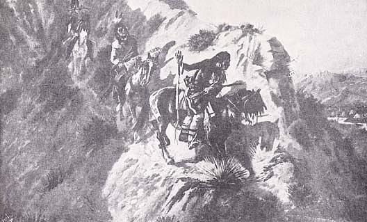 Scouting The Enemy, (painting) — Charles Marion Russell