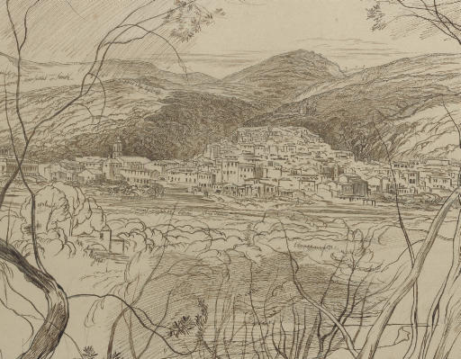 View Of Taggia, Liguria, Italy — Edward Lear
