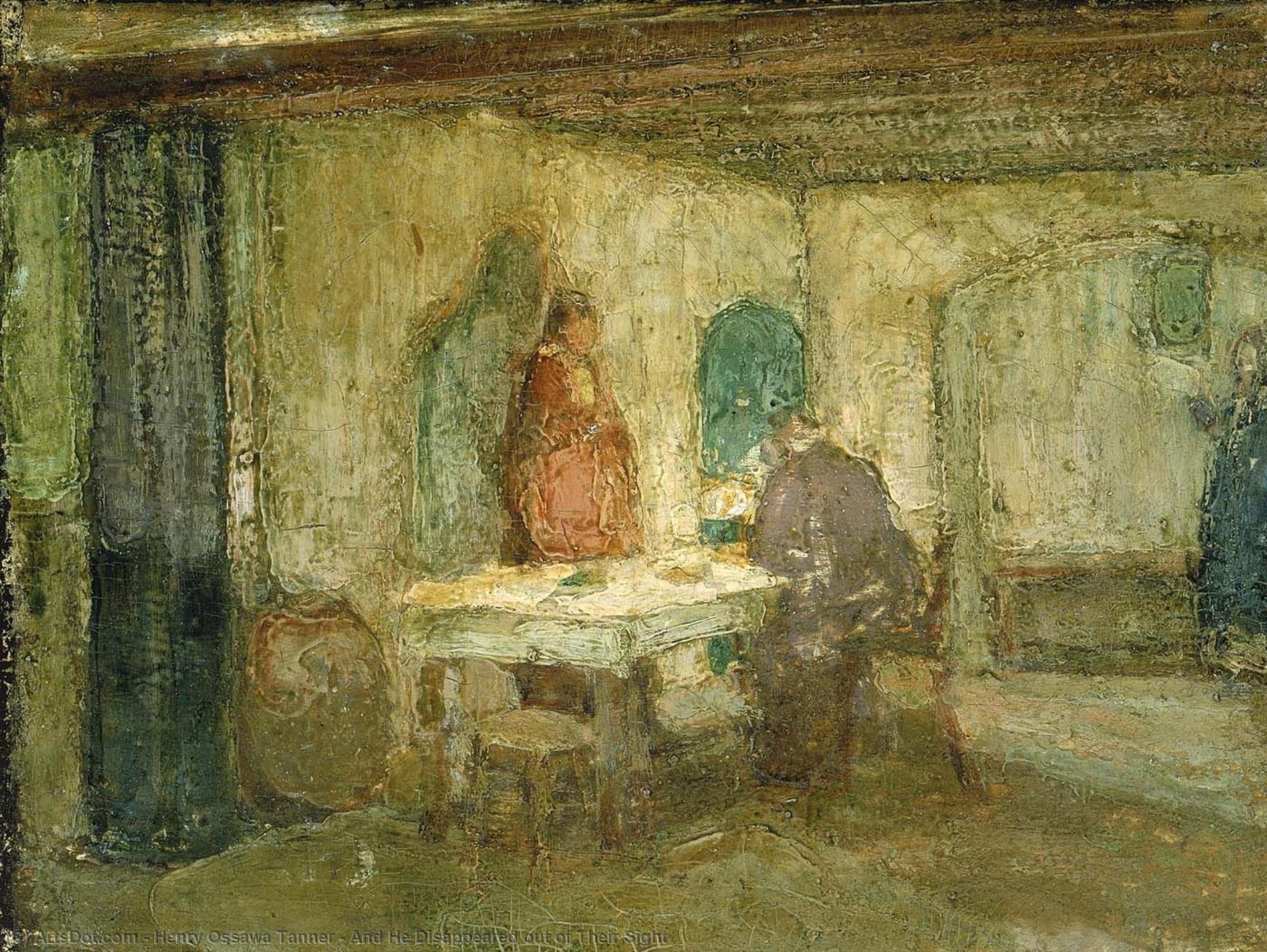 And He Disappeared Out Of Their Sight — Henry Ossawa Tanner