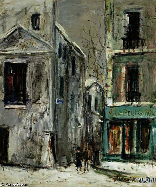 Gabrielle La Belle, Montmartre — Maurice Utrillo