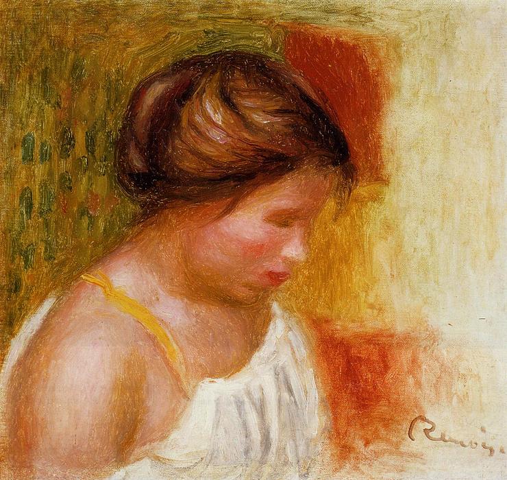 Gabrielle In A Chemise — Pierre-auguste Renoir